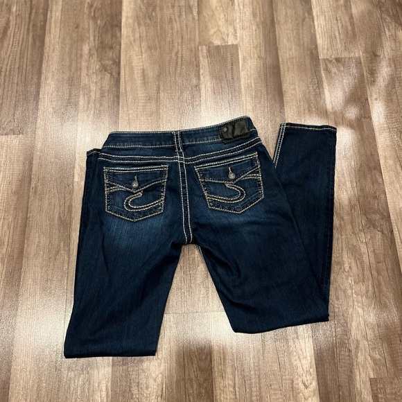 Silver Suki Jeggings w28/L31 new without tags - Picture 3 of 4